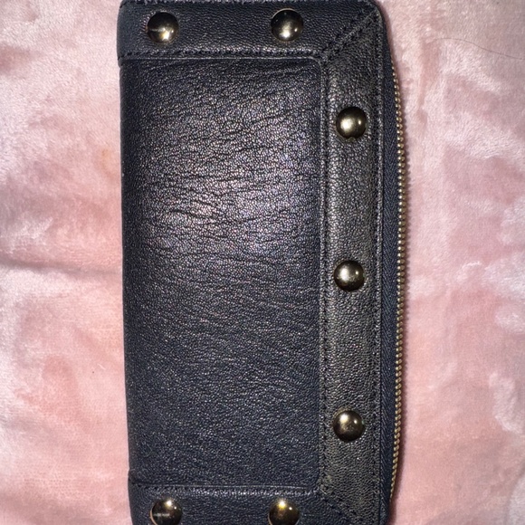 🔥like new !!!Excellent condition MICHAEL KORS BLACK LEATHER WALLET🔥 - Picture 4 of 6